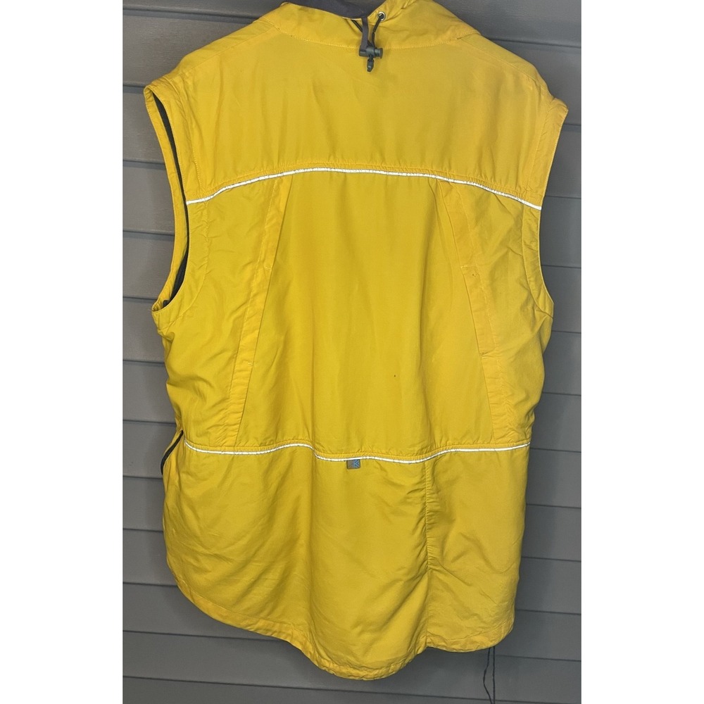 Karrimor LARGE bike vest, PERTEX convertible jacket MISSING SLEEVES yellow - Picture 12 of 16